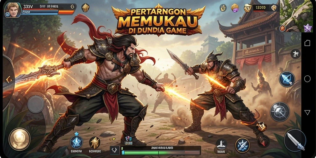 Tampilan gameplay seru dari pertarungan di 333V.