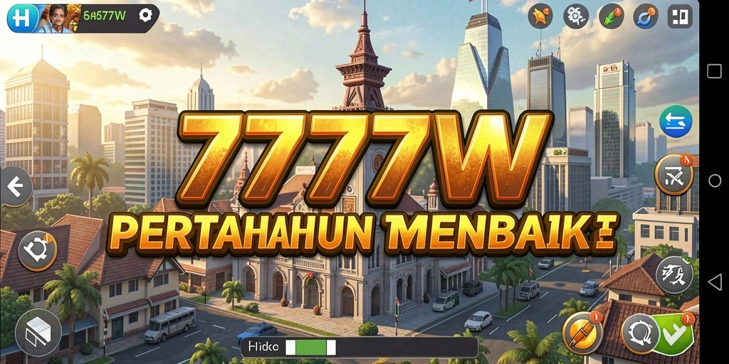 Screenshot gameplay <strong>7777W</strong> menampilkan aksi menara pertahanan yang seru.