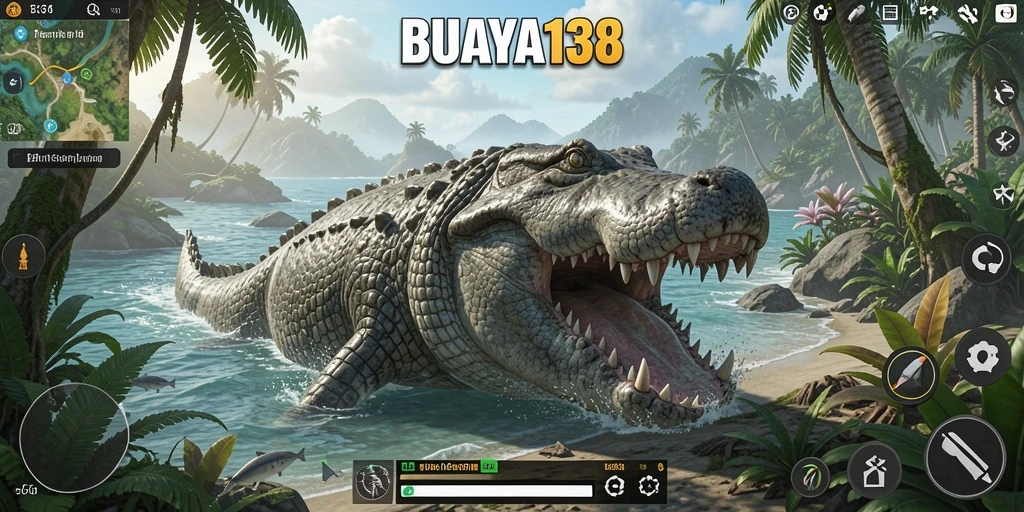 Tampilan menakjubkan dari gameplay Open World BUAYA138.