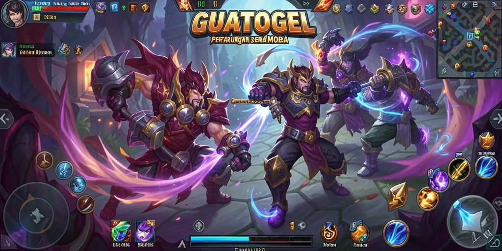 Tampilan aksi mendebarkan di arena pertempuran <strong>GUATOGEL</strong>.