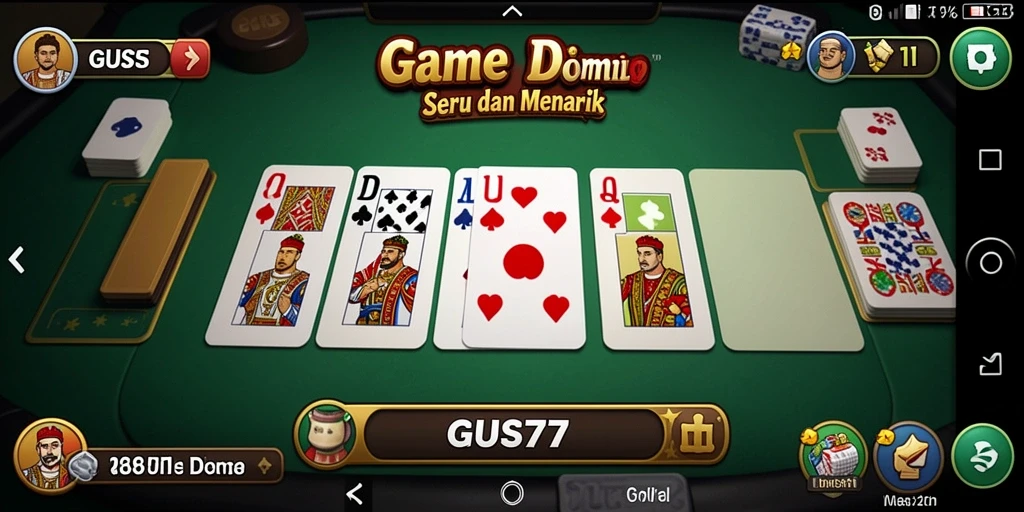 Tampilan gameplay menarik GUS77 dengan grafis yang memukau.