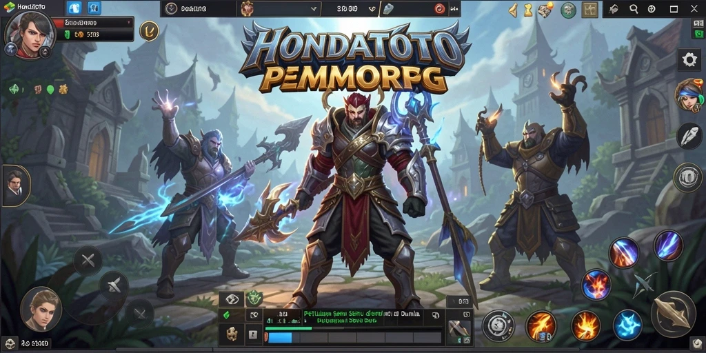 Tampilan epic dari gameplay HONDATOTO yang memukau.