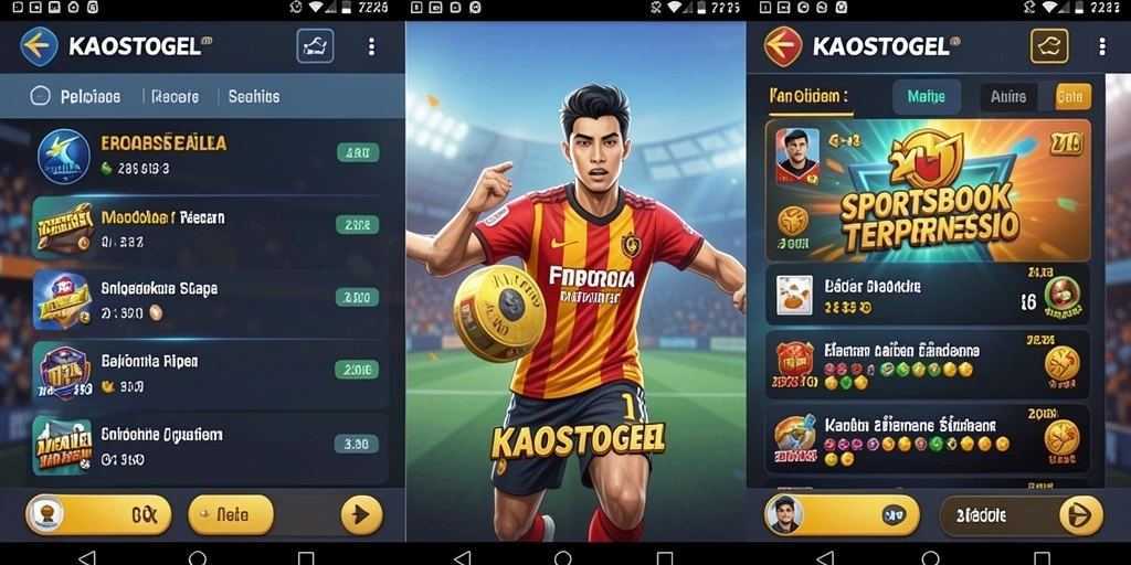 Tampilan menarik dari KAOSTOGEL dengan berbagai opsi taruhan olahraga.