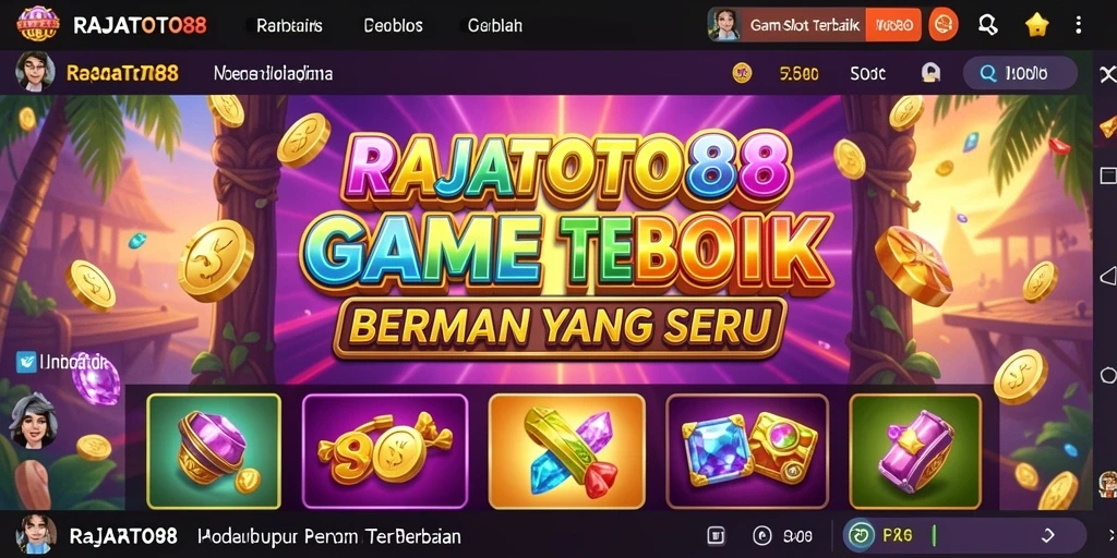 Tampilan gameplay seru RAJATOTO88 dengan grafis yang menarik.