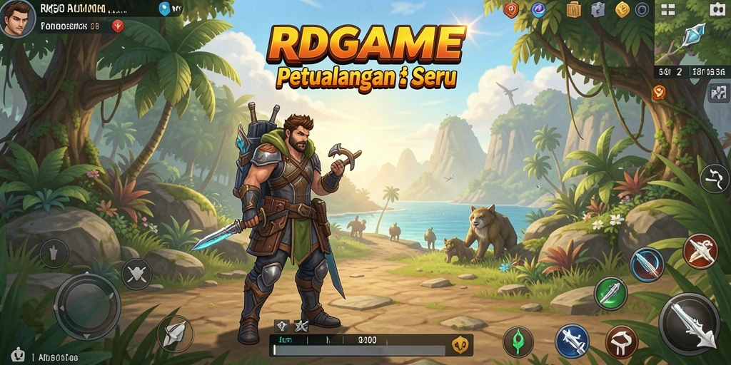 Tampilan gameplay RPGAME yang menarik di dunia terbuka.