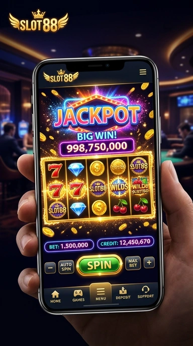 Tampilan antarmuka slot88 yang intuitif dan menarik.